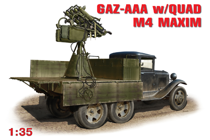 Russian GAZ-AAA w/Quad M4 Maxim