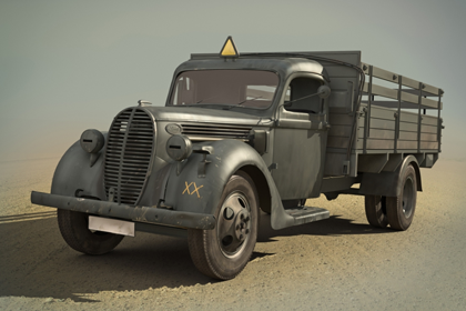 German Truck, Ford G917T - 1939 production