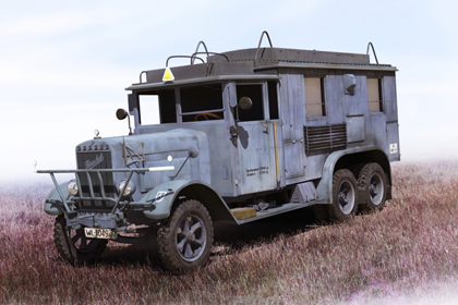 German Radio Communication Truck, Henschel 33 D1