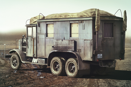 German Radio Communication Truck, Krupp L3H 163