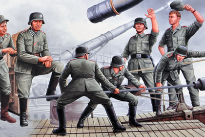 German Leopold Gun crew