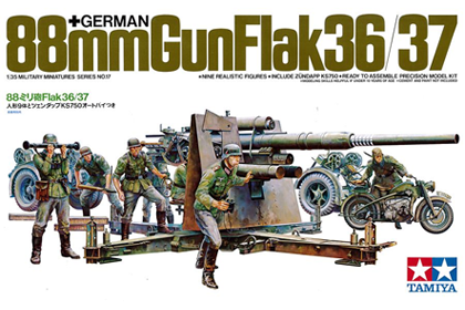 German 88mm Gun FlaK 36/37