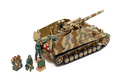 Italeri 1:35 German WWII AFRIKA KORPS MARDER III SELF-PROPELLED TANK Built  Kit